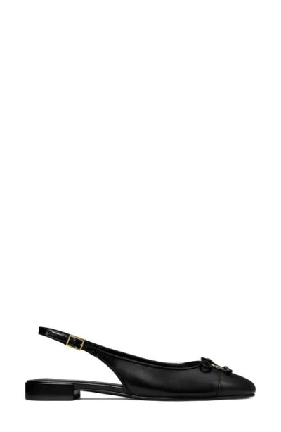 Tory Burch Slingback Cap Toe Flat