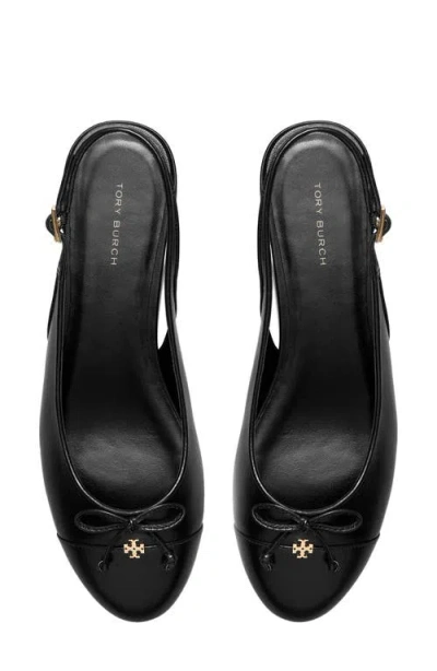 Tory Burch Slingback Cap Toe Flat