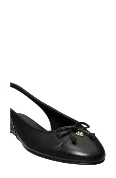 Tory Burch Slingback Cap Toe Flat
