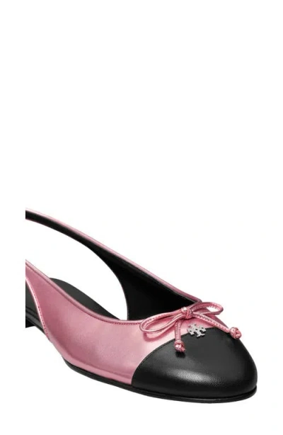 Tory Burch Slingback Cap Toe Flat