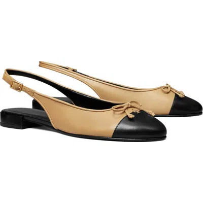 Tory Burch Slingback Cap Toe Flat