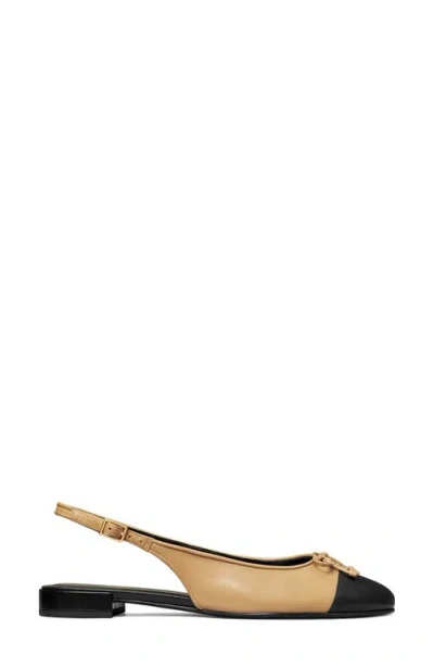 Tory Burch Slingback Cap Toe Flat