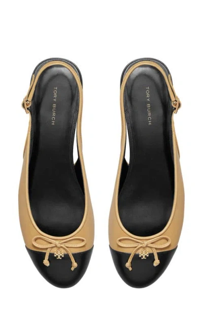 Tory Burch Slingback Cap Toe Flat