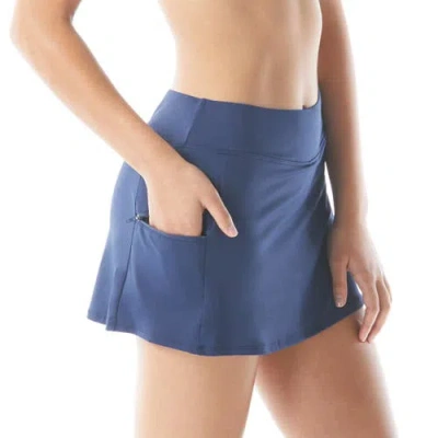 Beach House Emma Swim Skort In Blue