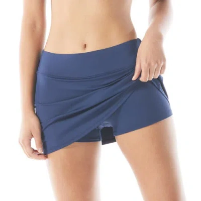 Beach House Emma Swim Skort In Blue