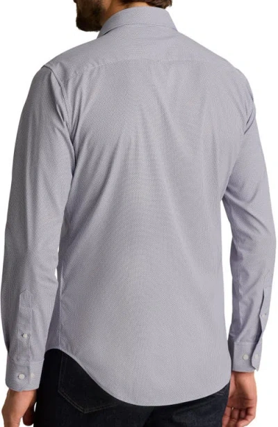 Bonobos Geo Print Tech Button-up Shirt In Gray