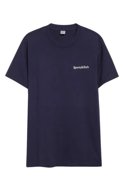 Sporty And Rich Sporty & Rich Health Is Wellness Logo Graphic T-shirt