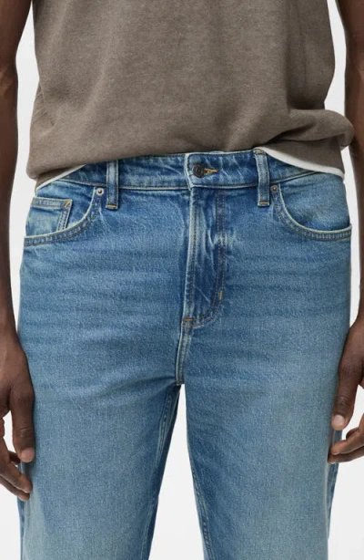 Mango Jan Slim Fit Jeans In Blue
