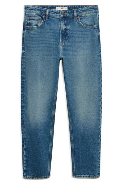 Mango Jan Slim Fit Jeans In Blue