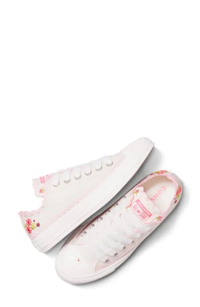 Converse Gender Inclusive Chuck Taylor® All Star® Embroidered Low Top Sneaker In Pink