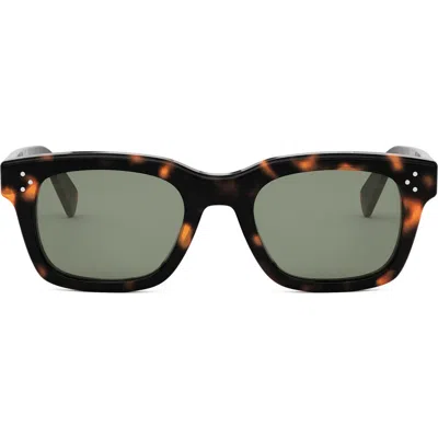 Celine Bold 3 Dots 50mm Square Sunglasses