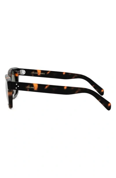 Celine Bold 3 Dots 50mm Square Sunglasses