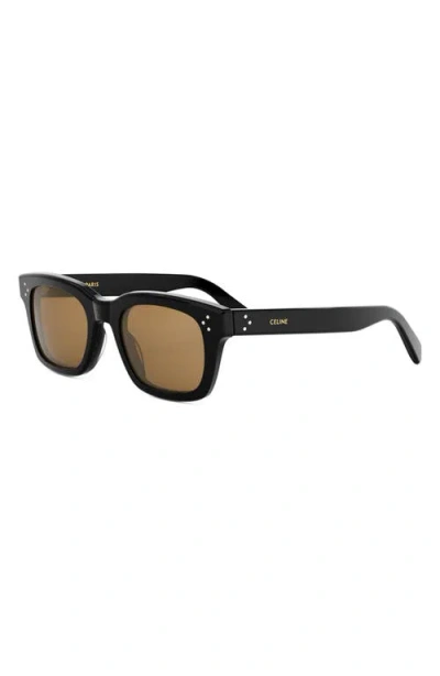 Celine Bold 3 Dots 50mm Square Sunglasses