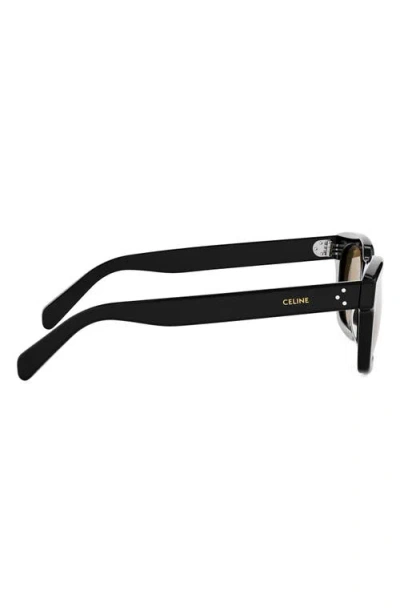 Celine Bold 3 Dots 50mm Square Sunglasses