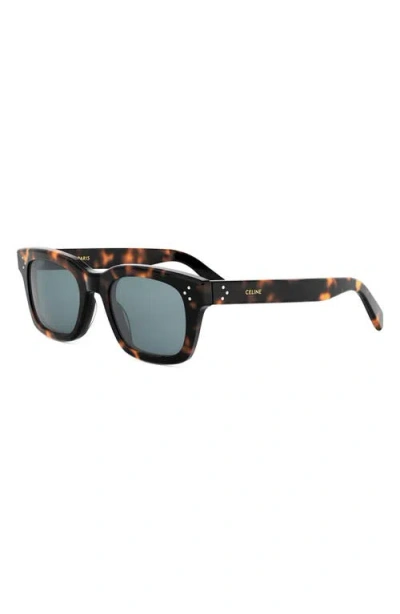 Celine Bold 3 Dots 50mm Square Sunglasses