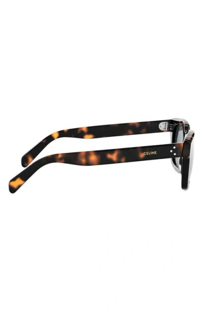 Celine Bold 3 Dots 50mm Square Sunglasses