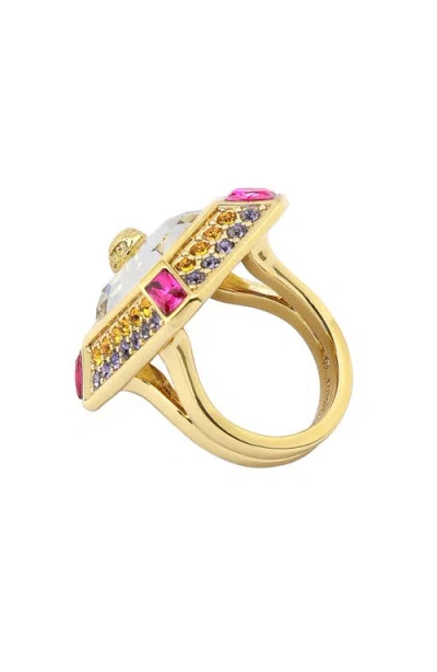 Kurt Geiger London Stone Enamel Cocktail Ring