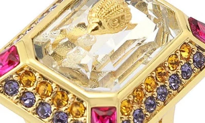 Kurt Geiger London Stone Enamel Cocktail Ring