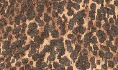Vince Camuto Leopard Print Sweater Tank