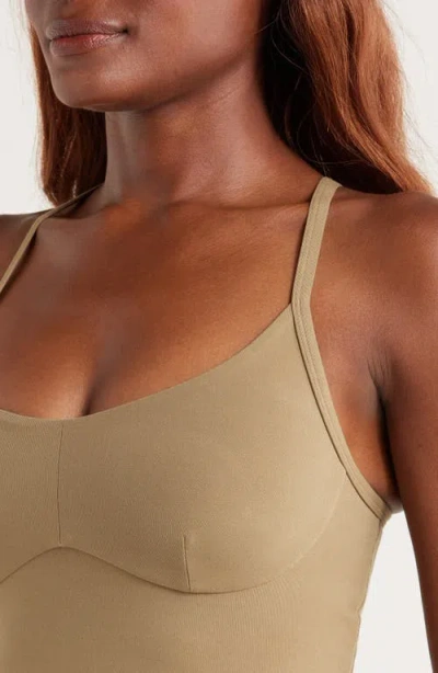 Varley Always Surrey Longline Sports Bra In Neutral