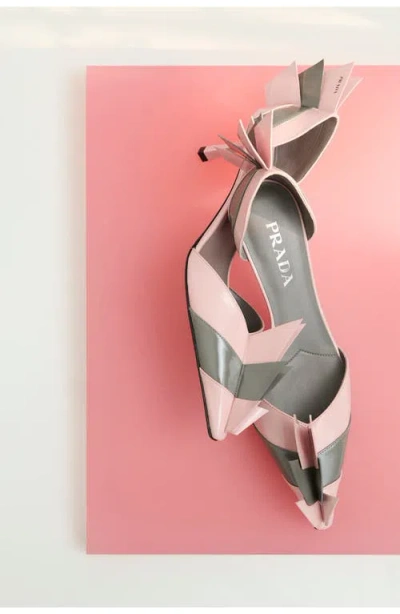 Prada Colorblock Pointed Toe D'orsay Pump