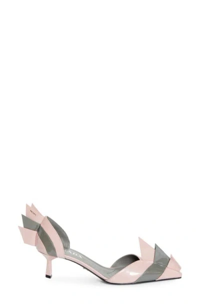 Prada Colorblock Pointed Toe D'orsay Pump
