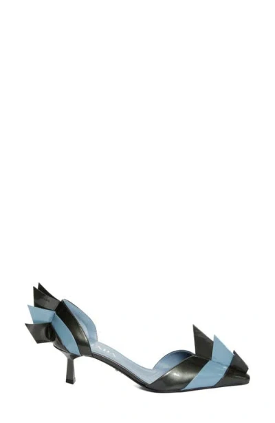 Prada Colorblock Pointed Toe D'orsay Pump