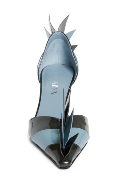 Prada Colorblock Pointed Toe D'orsay Pump