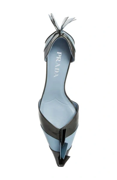 Prada Colorblock Pointed Toe D'orsay Pump