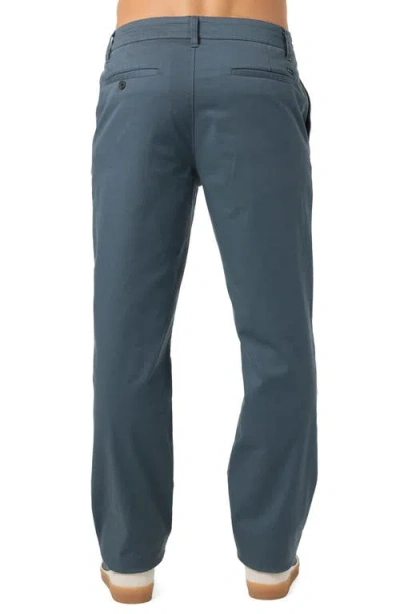 O'neill Transporter Flat Front Stretch Cotton Chinos In Gray