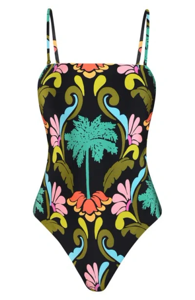 Sunshine 79 Mirage Bandeau One-piece Swimsuit In Multi