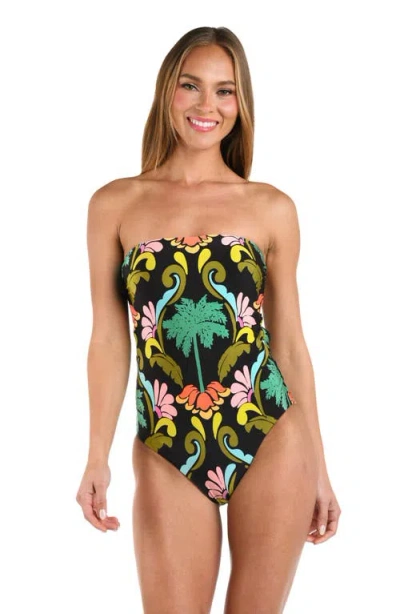 Sunshine 79 Mirage Bandeau One-piece Swimsuit In Multi