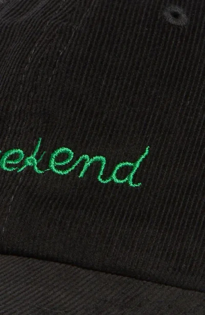 Clare V . Le Weekend Cotton Corduroy Baseball Cap