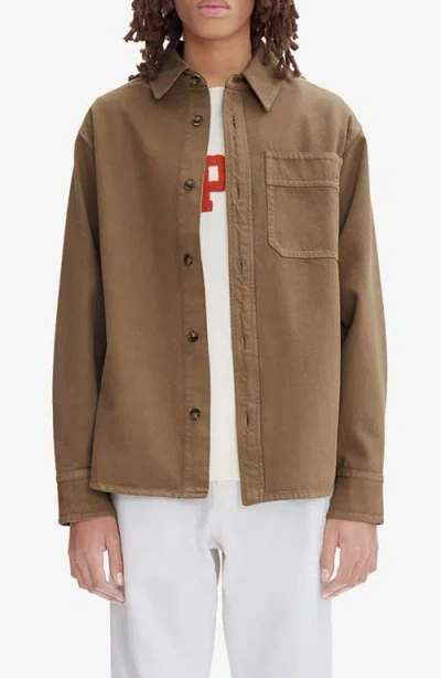 Apc A.p.c. Shirts In Brown