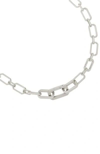 Allsaints Geometric Chain Link Necklace