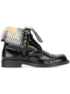 LOEWE studded ankle boots,METAL(OTHER)100%