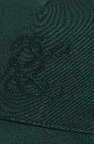Ralph Lauren Purple Label Monogram Twill Baseball Cap