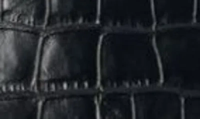 Balenciaga Medium Bel Air Carry All Croc Emobssed Leather Tote
