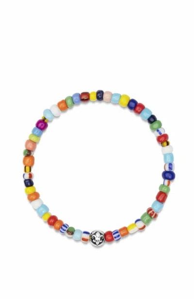 Nialaya Vintage Trifocal Beaded Wristband