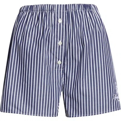 Sporty And Rich Sporty & Rich Vendome Stripe Cotton Boxer Shorts