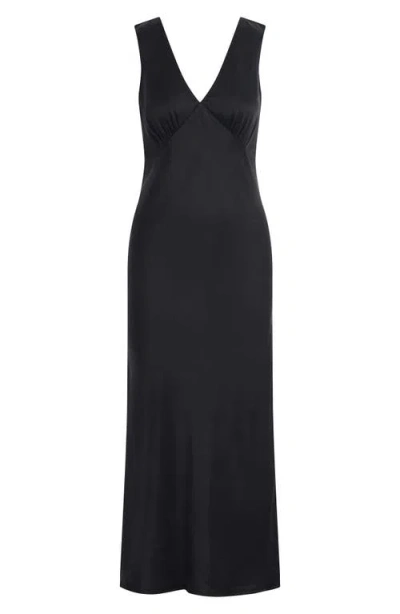 Favorite Daughter The Anyday Anytime Sleeveless Maxi Dress In Black
