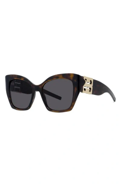 Givenchy 4g Liquid 54mm Square Cat Eye Sunglasses