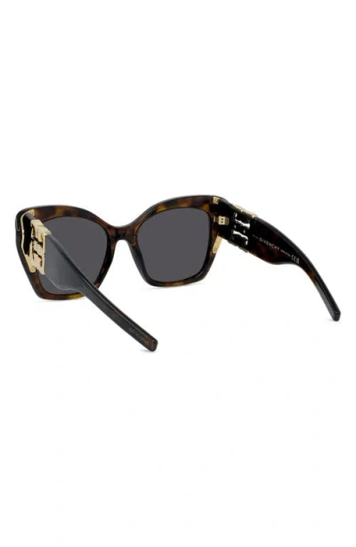Givenchy 4g Liquid 54mm Square Cat Eye Sunglasses