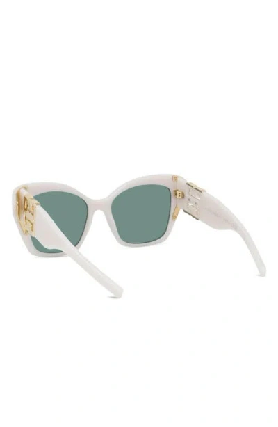 Givenchy 4g Liquid 54mm Square Cat Eye Sunglasses