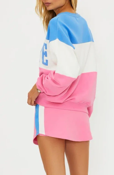 Beach Riot Devyn Oversize Colorblock Cotton Sweatshirt