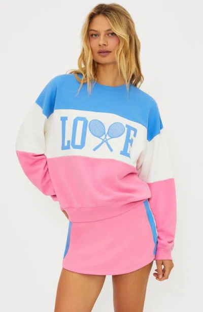 Beach Riot Devyn Oversize Colorblock Cotton Sweatshirt