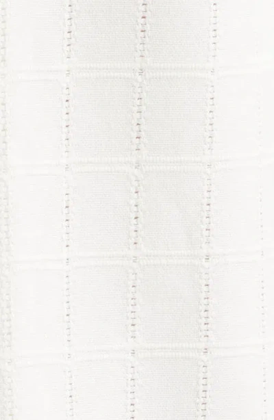 Treasure & Bond Slub Knit Cotton Camp Shirt In White