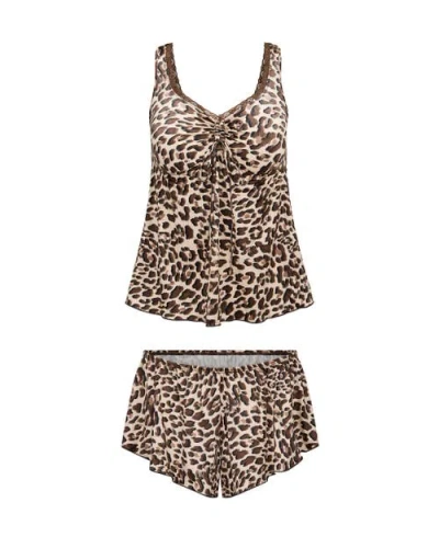 Adore Me Lavern Pajama Tank Top & Shorts Set