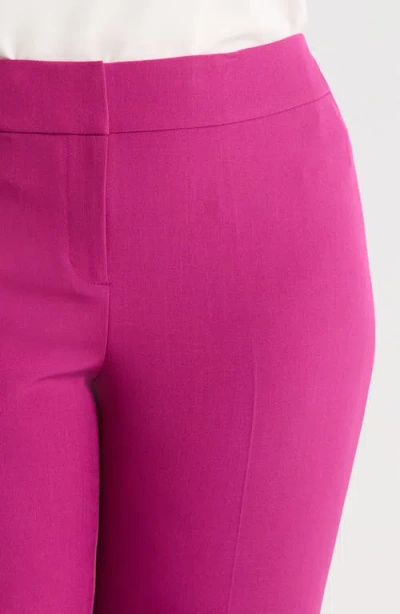 Kasper Flat Front Slim Pants In Pink