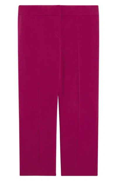Kasper Flat Front Slim Pants In Pink